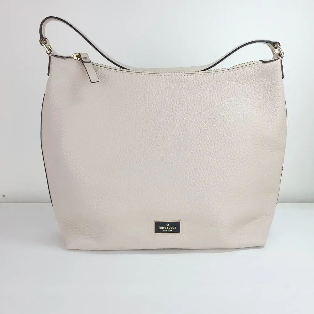 Kate Spade Prospect Place Kiai Hobo Bag Purse Crisp Linen - No Shoulder Strap
